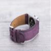Genuine Leather Purple Band for Apple Watch view 3
