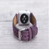 Genuine Leather Purple Band for Apple Watch view 4