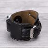Genuine Leather Black Cuff for Apple Watch view 3