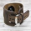Genuine Leather Antic Brown Cuff for Apple Watch view 3