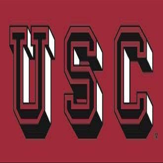 4 Inch USC Logo Decal University South Carolina Gamecocks SC Removable Wall Sticker Art NCAA Home Room Decor 4 by 2 Inches