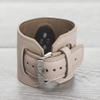 Genuine Leather Nude Pink Cuff for Apple Watch, 42mm, 38mm, 40mm, 44mm view 2