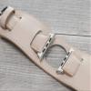 Genuine Leather Nude Pink Cuff for Apple Watch, 42mm, 38mm, 40mm, 44mm view 4