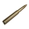 VMS Racing 50 Caliber Brass Finish Bullet Antenna in Heavy Gauge CNC Machined Billet Aluminum Short Compatible with Nissan Titan 03-19 2003-2019 view 2