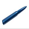VMS Racing 50 Caliber BLUE BULLET ANTENNA in Heavy Gauge CNC Machined Billet Aluminum Short Compatible with Nissan Titan 03-19 2003-2019 view 1