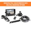 Buyers Products Rearview Backup License Plate Camera, Rear Vehicle Observation System with Night Vision Monitor Kit for Trucks, RVs, Trailers, Vans and More, with Remote Control, 8883010, Black view 2