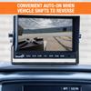 Buyers Products Rearview Backup License Plate Camera, Rear Vehicle Observation System with Night Vision Monitor Kit for Trucks, RVs, Trailers, Vans and More, with Remote Control, 8883010, Black view 4