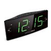 HANNLOMAX HX-112CR Alarm Clock Radio, AM/FM, 1.8 LED Display (Black) view 1