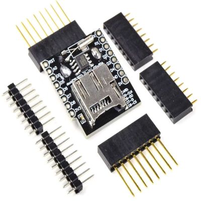 CANADUINO D1 Mini Data Logging Shield with DS1307 RTC and Micro-SD Slot