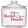 Black - Scent Beads 5" x 3" Vinyl Decal Sticker - Laundry Room Label - 20 Color Options view 3