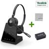 Global Teck Worldwide Engage 65 Wireless Headset Bundle with EHS Adapter - SIP T-Series Desk Phones, Bluetooth, PC/MAC, USB, Skype for Business (Stereo - EHS - Cloth) view 3