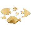 Fdit Creative Acrylic Thin Mirror Stickers Tropical Fish Under The Sea 3D Wall Decals Home Dcor for Kids Bedroom Living(Silver D) view 4