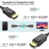 BENFEI [VESA Certified] 8K DisplayPort to DisplayPort 10 Feet Cable, DP to DP Male to Male Cable, Supports 8K@60Hz, 4K@144Hz 120Hz, 2K@240Hz Compatible for Lenovo, Dell, HP, ASUS and More view 3