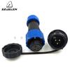 SZJELEN SD16 16mm Pair 5Pin Panel Mount Waterproof Connector IP68, Aviation Cable Connector Plug and Socket (5Pin, Pair-Plug(Male)&Socket(Female)) view 2
