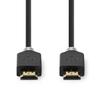 NEDIS High Speed HDMI T Cable with Ethernet | HDMIT Connector | 4K @ 60Hz | ARC | 18 Gbps | 10.0 m | Round | PVC | Anthracite | Box view 3