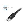 SIIG CB-TC0C12-S1 USB Type C to 4K HDMI Cable Adapter - Thunderbolt 3 Compatible - Male to Female Converter - Reversible Plug Design - Supports 6.0Gbps Bandwidth view 4