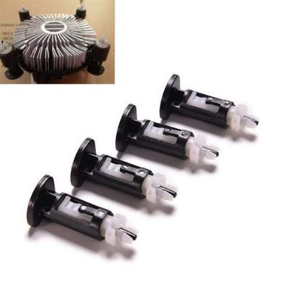 ZHONGJIUYUAN 32 Pieces Plastic Mounting Clip for Intel 4 Way CPU Coolers 1155 775 CPU Heatsink Mount Pin Plastic Push Screw Cooler Fan Fastener