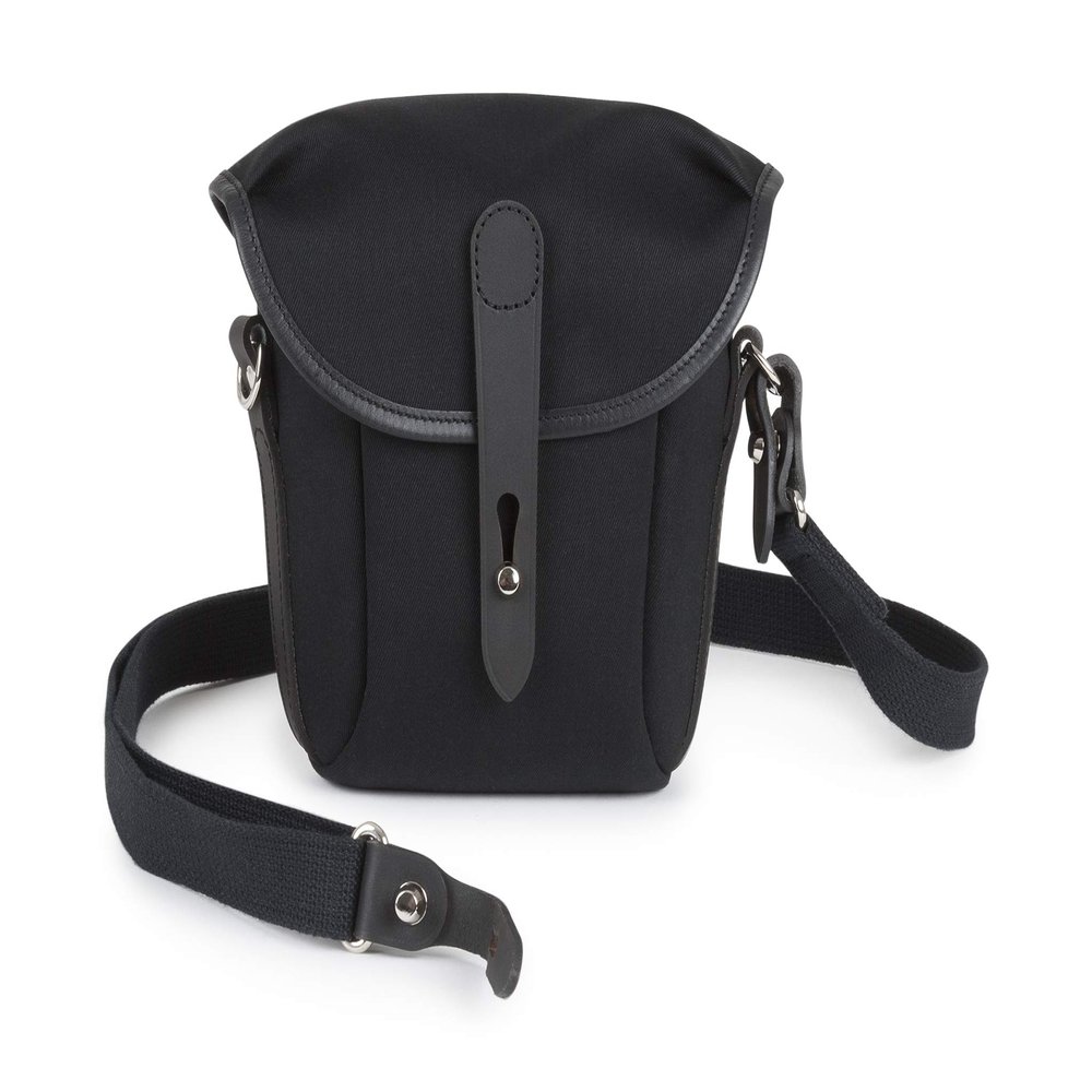 Billingham Galbin 8 Binocular Case (Black Canvas/Black Leather)
