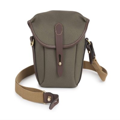 Billingham Galbin 8 Binocular Case (Sage FibreNyte / Chocolate Leather)