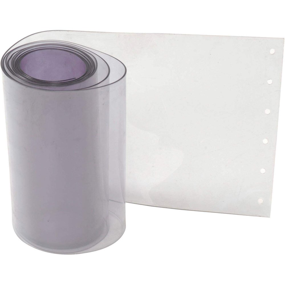 12" x 13' Standard Clear Strip for Strip Curtain Doors, Lot of 4