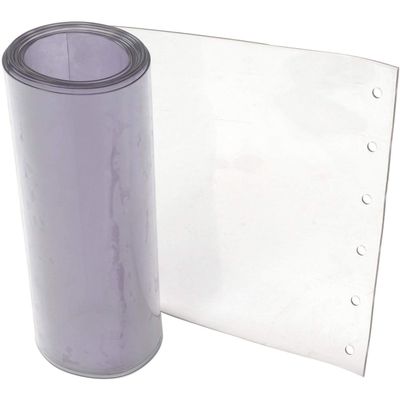 12" x 9' Standard Clear Strip for Strip Curtain Doors, Lot of 5