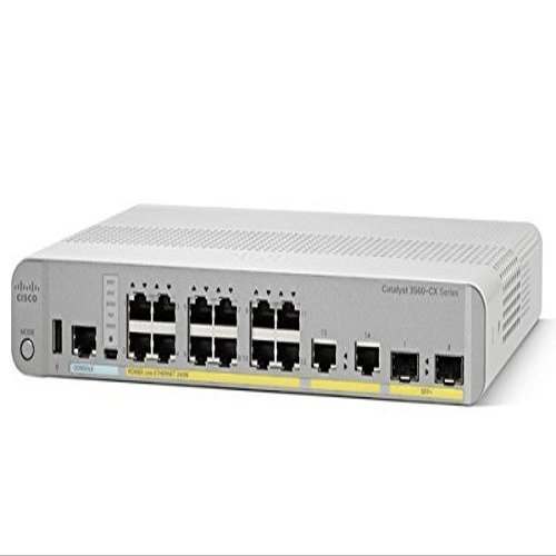 Cisco WS-C3560CX-12PD-S Catalyst 3560-CX 12 Port PoE 10G Uplinks IP Switch (Certified Refurbished)