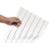 12" x 10' Scratch Resistant Ribbed Clear Strip for Strip Curtains, Lot of 5 view 3