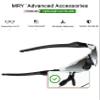 Mryok 2 Pair Replacement Earsocks Nosepieces Kits for Oakley Radar EV Path OO9208 / Pitch OO9211 / Asian Fit OO9275 - Black & Black view 3