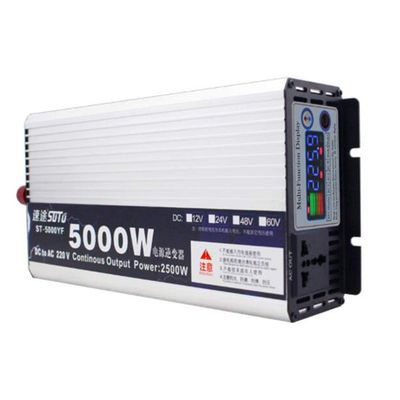Power Inverter Car Converter Vehicles Cars Power Inverter Transformer Adapter, Portable Automobile Power Supply US Plug (5000W,24V-220V)