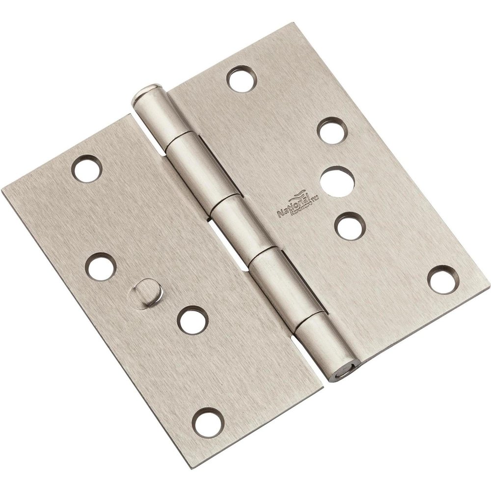 Satin Nickel Square Door Hinge