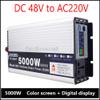 Power Inverter Car Converter Vehicles Cars Power Inverter Transformer Adapter, Portable Automobile Power Supply US Plug (5000W,48V-220V) view 2