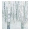 Global Gallery Birches in Winter Blue Gray Panel I -PaperArt-14 x32 view 1