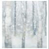 Global Gallery Birches in Winter Blue Gray Panel III -PaperArt-22 x52 view 1