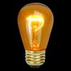 Northlight Incandescent S14 Transparent Edison Style Christmas Replacement Bulbs - Orange - Pack of 25 view 2