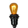 Northlight Incandescent S14 Transparent Edison Style Christmas Replacement Bulbs - Orange - Pack of 25 view 3