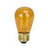 Northlight Incandescent S14 Transparent Edison Style Christmas Replacement Bulbs - Orange - Pack of 25 view 4