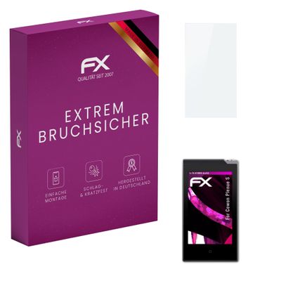atFoliX Plastic Glass Protective Film compatible with Cowon Plenue S, 9H Hybrid-Glass FX Screen Protector