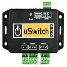 uSwitch Pro 2 Channel Ethernet Web Relay with GPIO and Auto Reboot