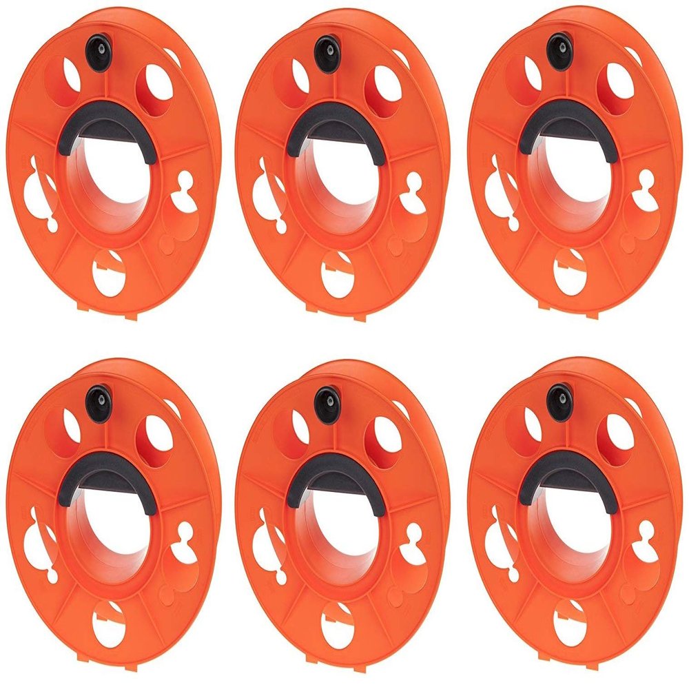 Bayco KW-130 Cord Storage Reel with Center Spin Handle, 150-Feet (6-(Pack))