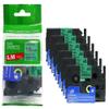 6/Pack LM Tapes - LMe741 Premium 3/4" Black Print on Green Label Compatible with Brother TZe741 P-Touch Tape Includes Tape Color/Size Guide. Replaces TZ-741 18mm 0.7 Laminated view 1