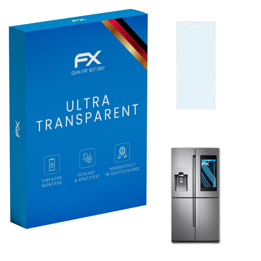 atFoliX Screen Protection Film compatible with Samsung Family Hub RF56M9540SR/EF Screen Protector, ultra-clear FX Protective Film (2X)
