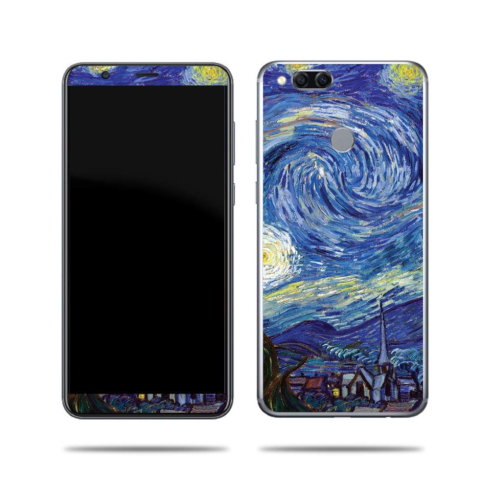 MightySkins Skin Compatible With Huawei Mate SE 9 - Starry Night | Protective, Durable, and Unique Vinyl Decal wrap cover | Easy To Apply, Remove, and Change Styles | Made in the USA