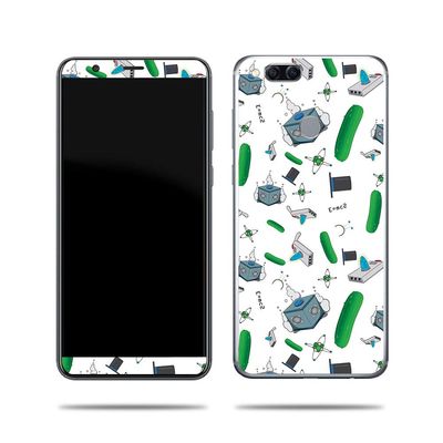 MightySkins Skin Compatible With Huawei Mate SE 9 - Science Cartoon | Protective, Durable, and Unique Vinyl Decal wrap cover | Easy To Apply, Remove, and Change Styles | Made in the USA