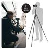 Manfrotto MKBFRTA4GT-BH Aluminum 4-Stage T-Tripod Kit, Large Ball Head, M Lock System, Compatible with Professional SLR and Mirrorless, Leg Diameter 1.0 inches (26 mm), Compact Storage view 2