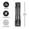 Manfrotto MKBFRTA4GT-BH Aluminum 4-Stage T-Tripod Kit, Large Ball Head, M Lock System, Compatible with Professional SLR and Mirrorless, Leg Diameter 1.0 inches (26 mm), Compact Storage view 3
