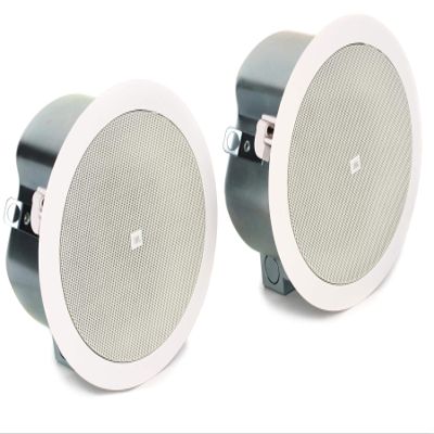 JBL Professional 24CT Micro 4.5-Inch Background/ForegroundCeiling Speaker, White, Sold as Pair