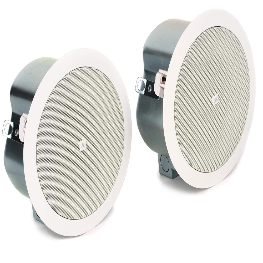 JBL Professional 24CT Micro 4.5-Inch Background/ForegroundCeiling Speaker, White, Sold as Pair