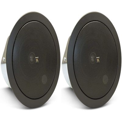 JBL Professional C24CT-BK 4-Inch Background/Foreground Ceiling Loudspeaker, Black, Sold as Pair