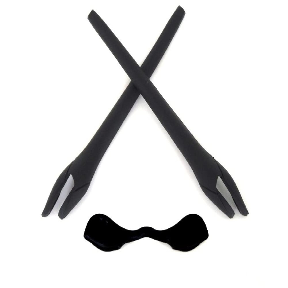Galaxy Nose Pads Nose Pieces Earsocks Rubber Kits For Oakley Radar EV Path Black