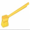 20-1/4"L Polypropylene Long Handle Scrub Brush, Yellow view 1